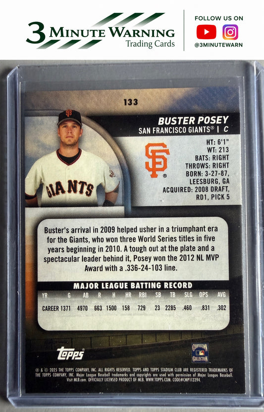 2025 Stadium Club #133 Buster Posey