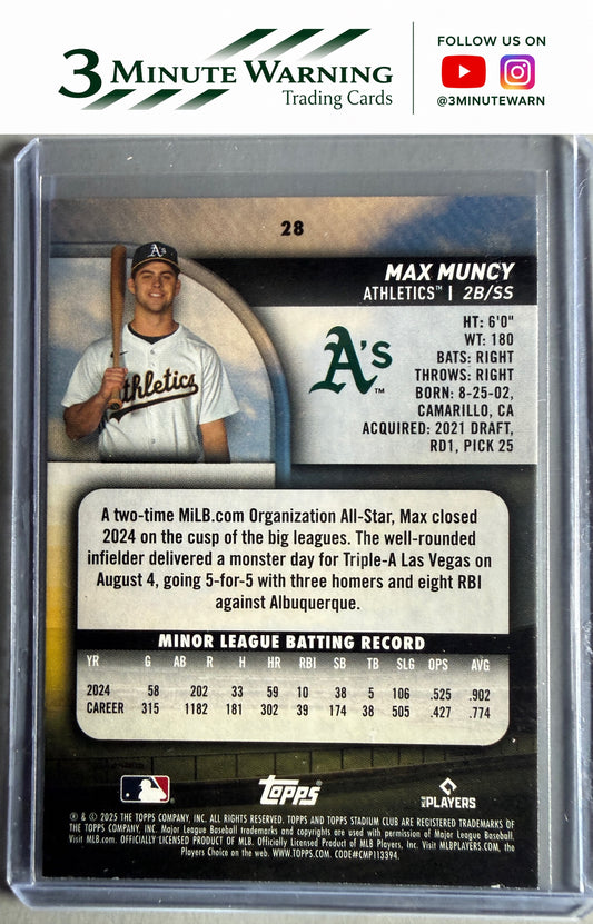 2025 Stadium Club #28 Max Muncy