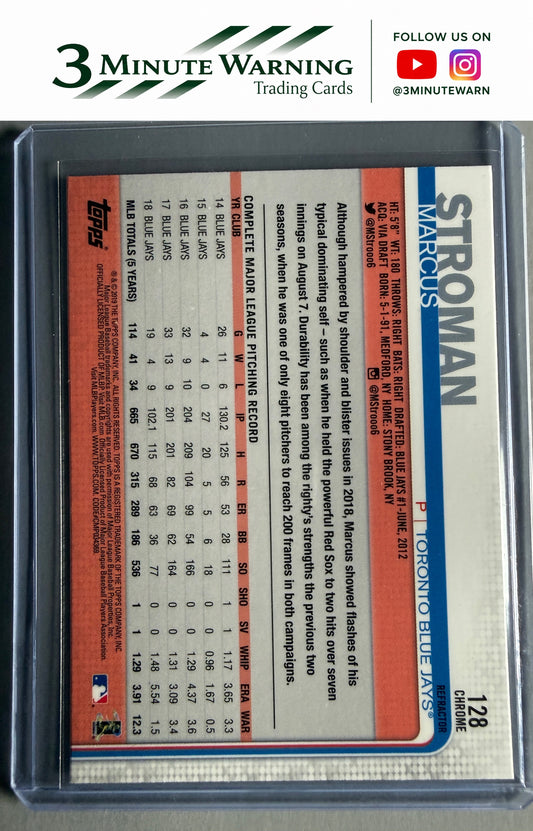 2019 Topps Chrome #128 Marcus Stroman
