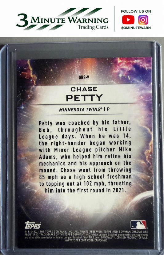 2021 Bowman Draft #GNS-9 Chase Petty Genesis