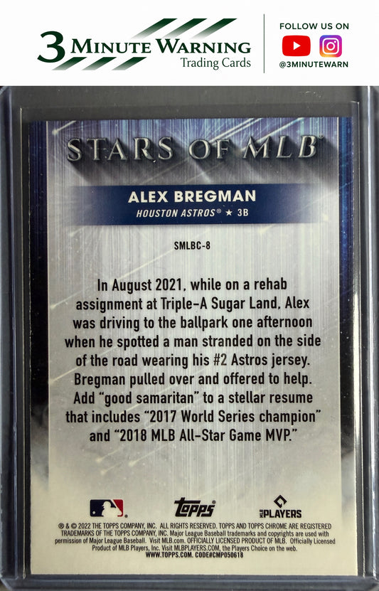 2022 Topps #SMLBC-8 Alex Bregman Stars of MLB Chrome