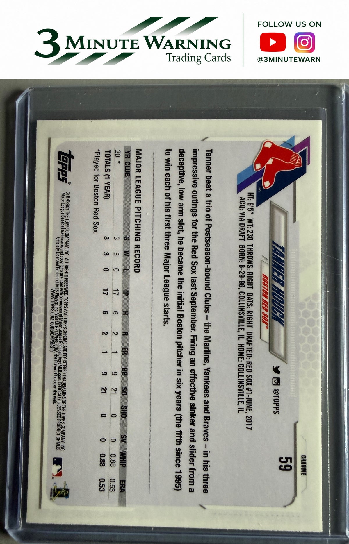 2021 Topps Chrome #59 Tanner Houck