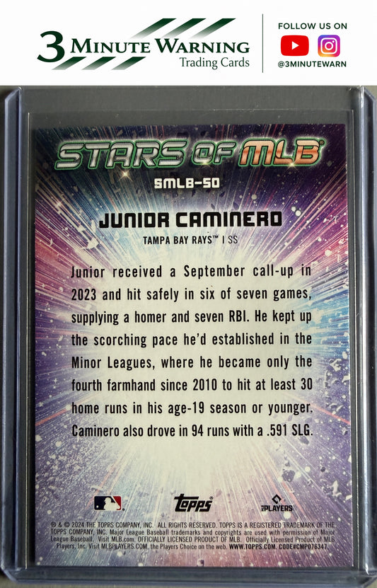 2024 Topps #SMLB-50 Junior Caminero Stars of MLB