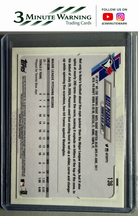 2021 Topps Chrome #136 Nate Pearson