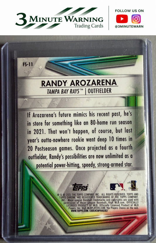 2021 Topps Chrome #FS-11 Randy Arozarena Future Stars