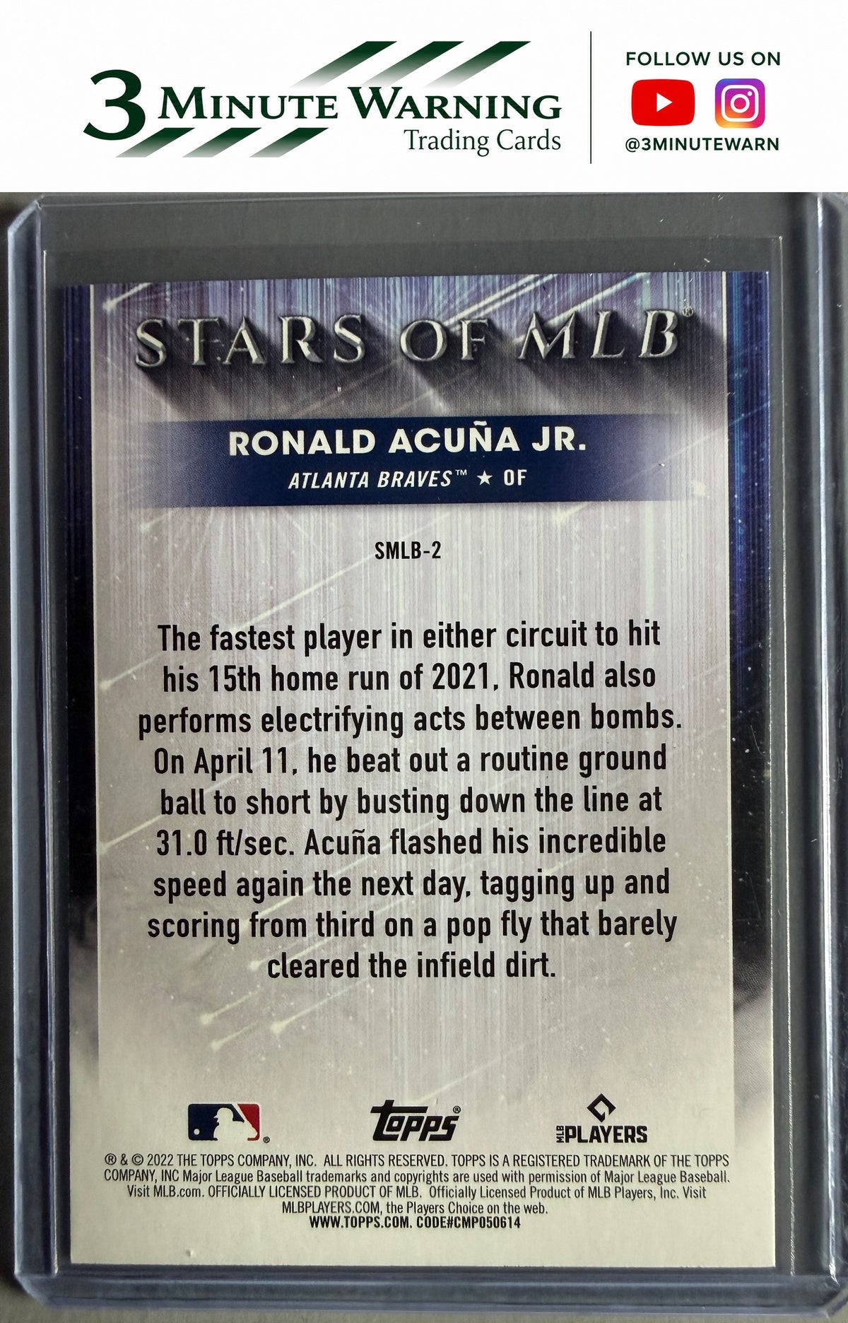 2022 Topps #SMLB-2 Ronald Acuña Jr. Stars of MLB