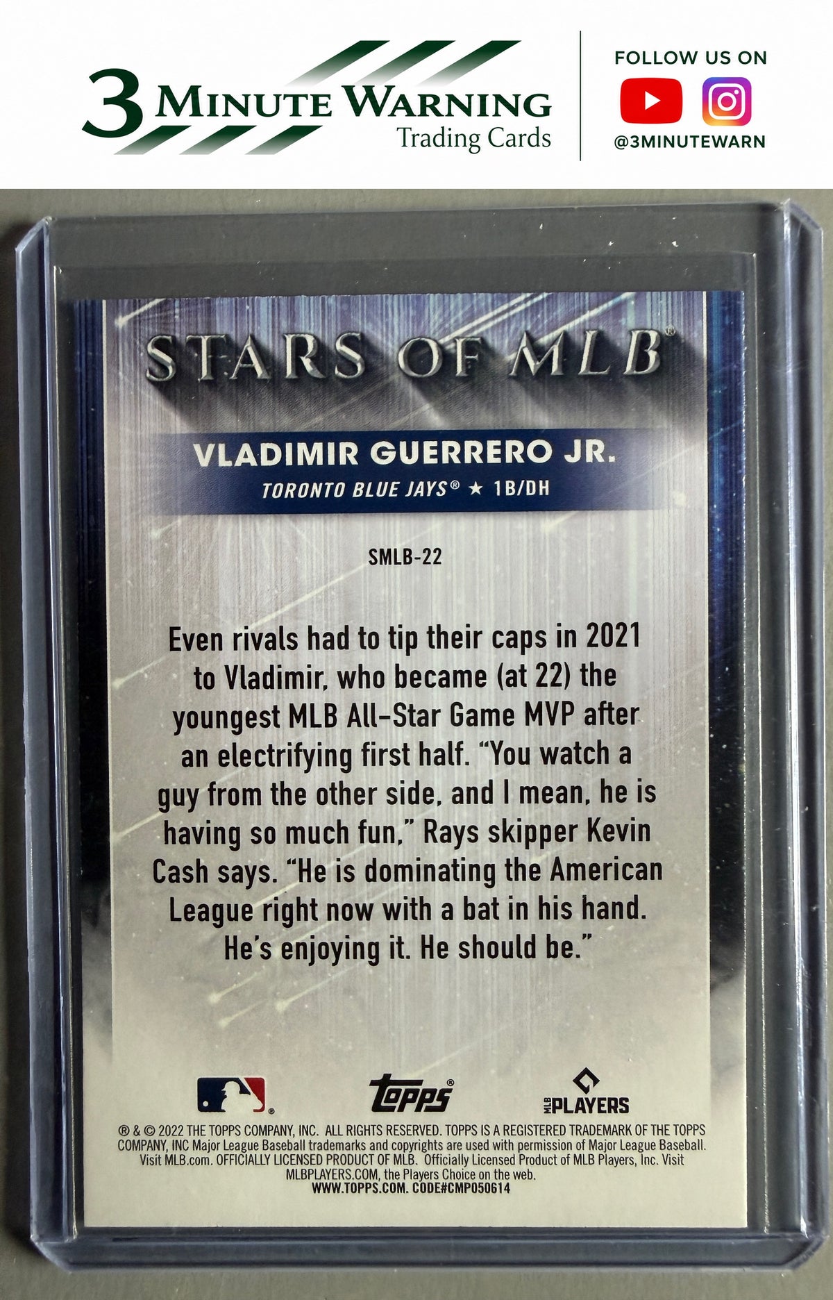 2022 Topps #SMLB-22 Vladimir Guerrero Jr. Stars of MLB