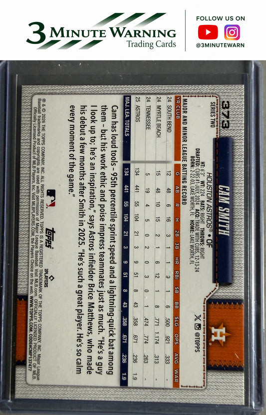 2026 Topps #373 Cam Smith