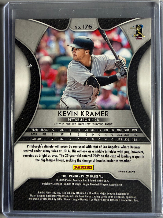 2019 Panini Prizm #176 Kevin Kramer Purple Prizm