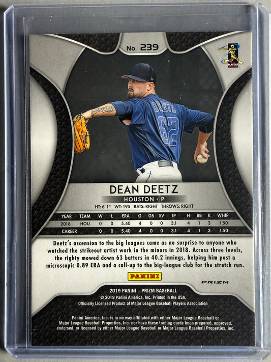 2019 Panini Prizm #239 Dean Deetz Cosmic Haze Prizm
