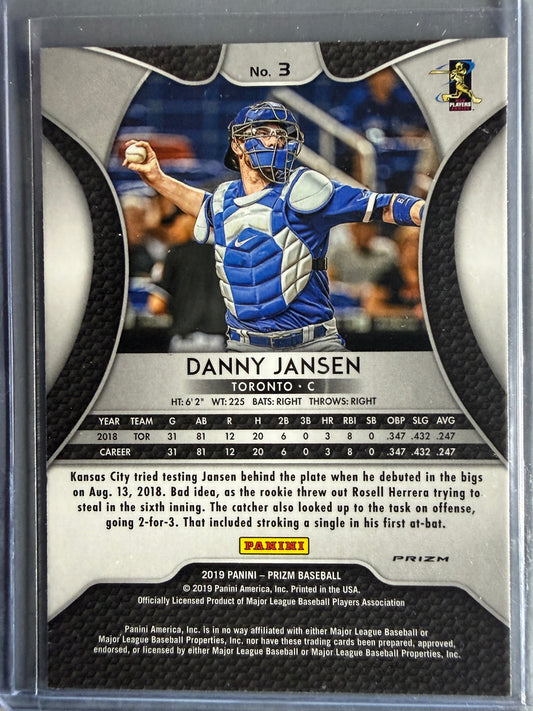 2019 Panini Prizm #3 Danny Jansen Red Prizm