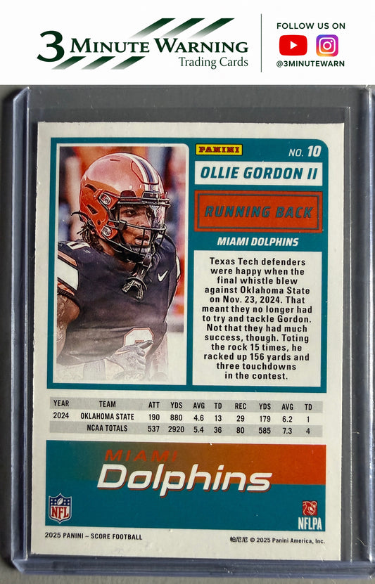 2025 Score #10 Ollie Gordon II