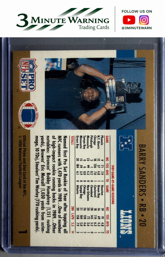 1990 Pro Set #1 Barry Sanders