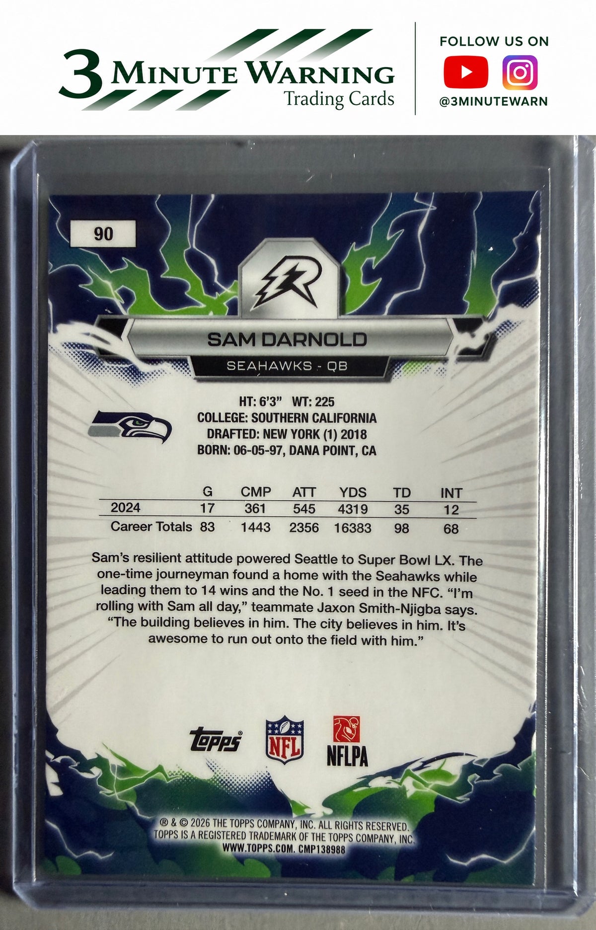 2025 Topps Resurgence #90 Sam Darnold