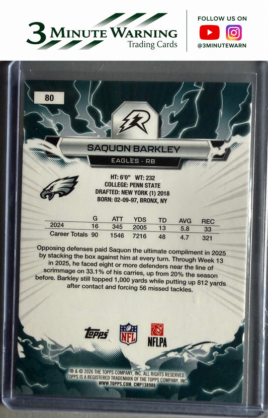 2025 Topps Resurgence #80 Saquon Barkley