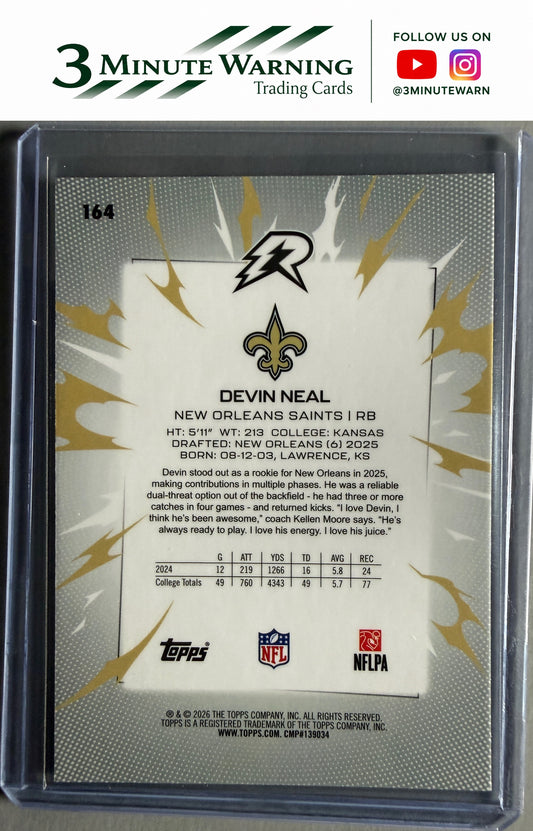 2025 Topps Resurgence #164 Devin Neal