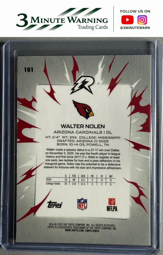 2025 Topps Resurgence #101 Walter Nolen