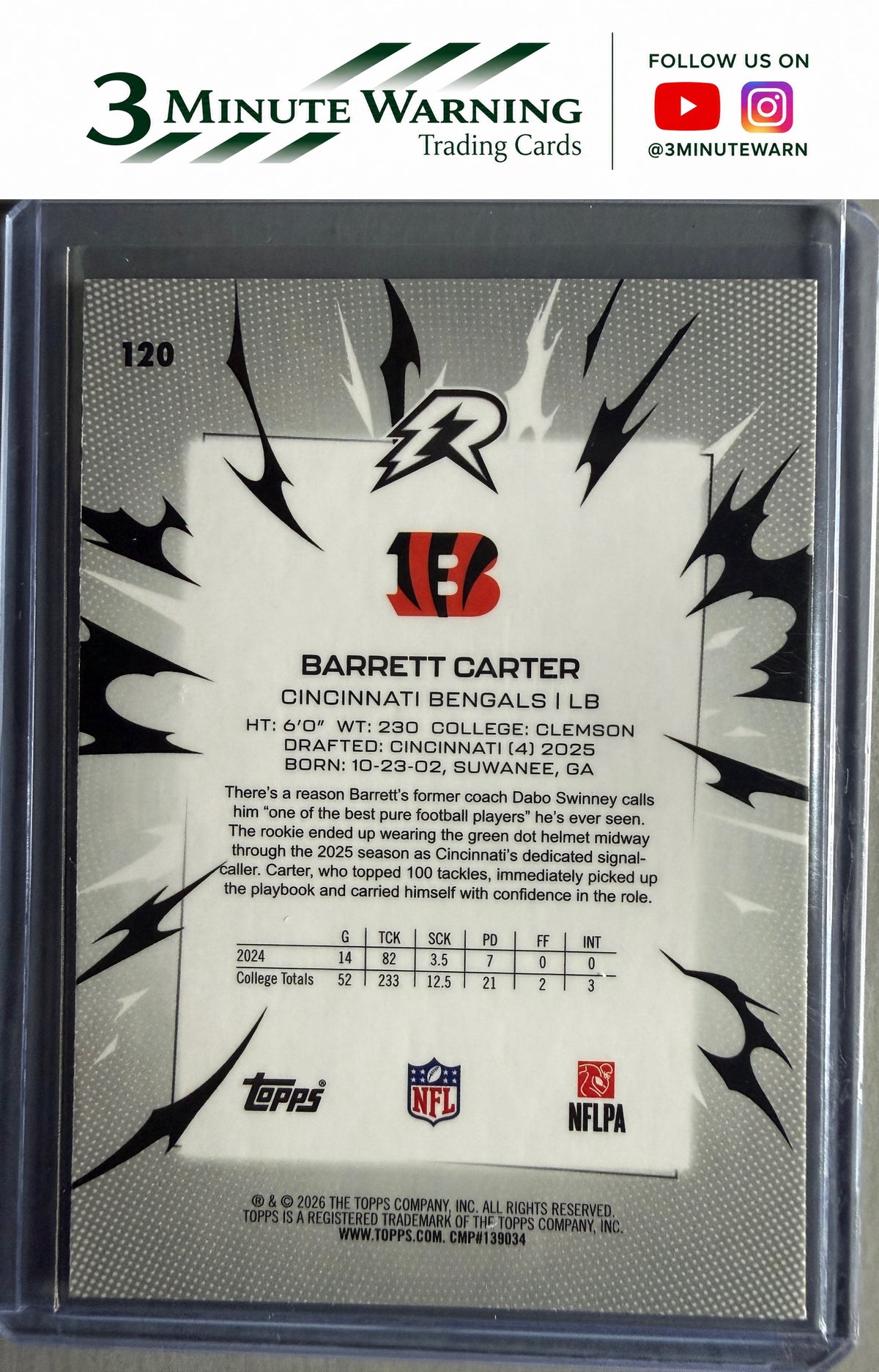 2025 Topps Resurgence #120 Barrett Carter