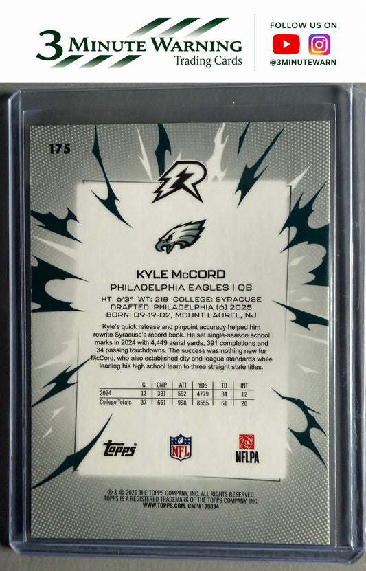 2025 Topps Resurgence #175 Kyle McCord