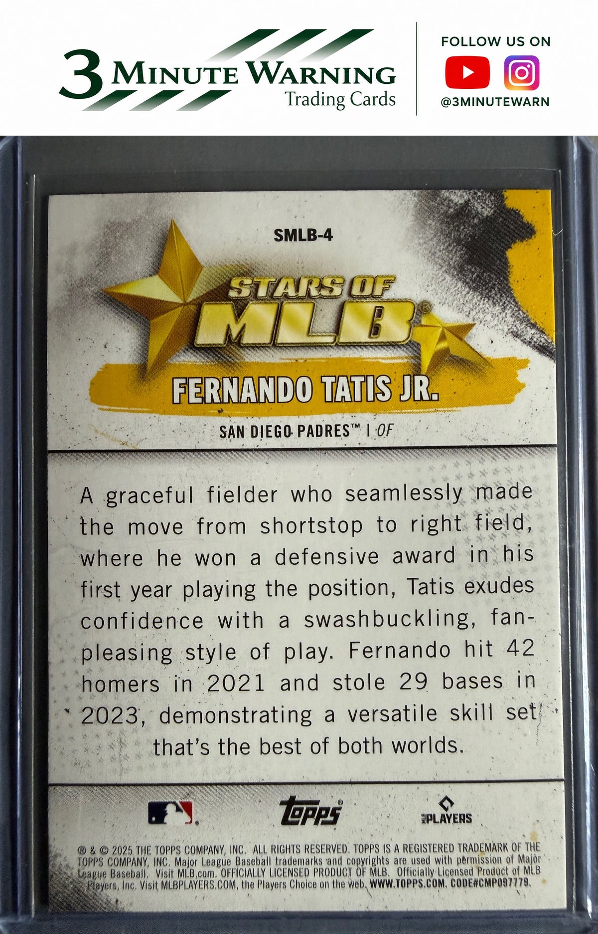 2025 Topps #SMLB-4 Fernando Tatis Jr. Stars of MLB