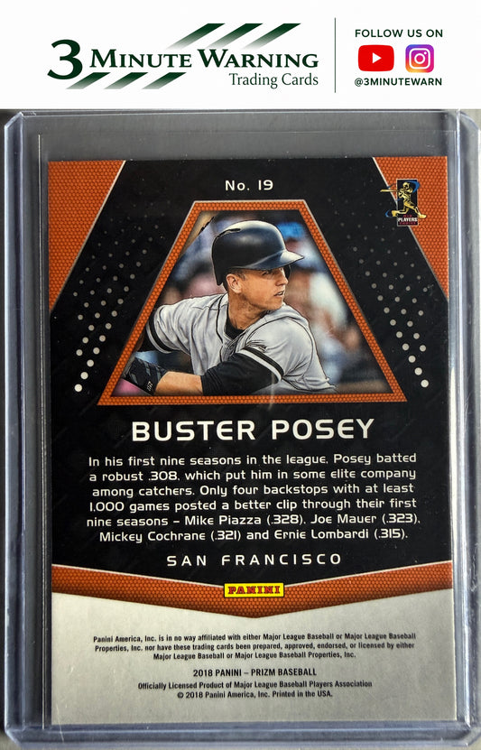 2018 Panini Chronicles #19 Buster Posey Prizm