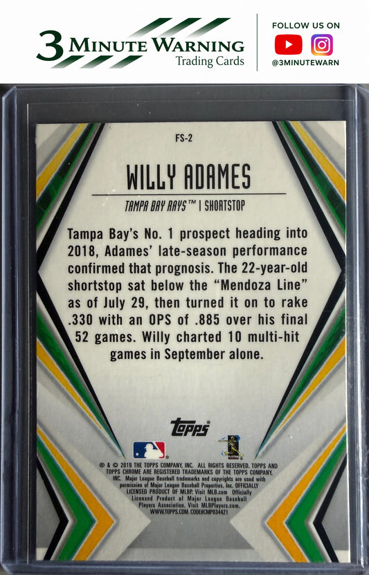 2019 Topps Chrome #FS-2 Willy Adames Future Stars