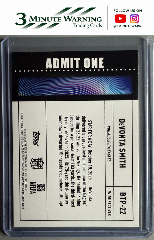 2026 Topps Flagship #BTP-22 DeVonta Smith Big Ticket Players