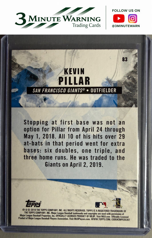 2019 Topps Fire #83 Kevin Pillar