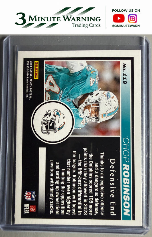 2024 Panini Zenith #119 Chop Robinson Retail