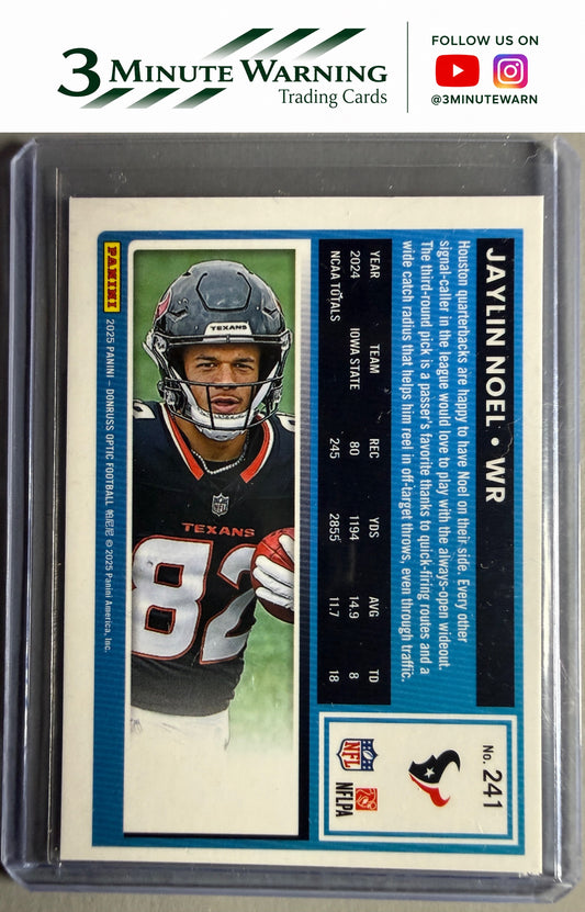 2025 Donruss Optic #241 Jaylin Noel