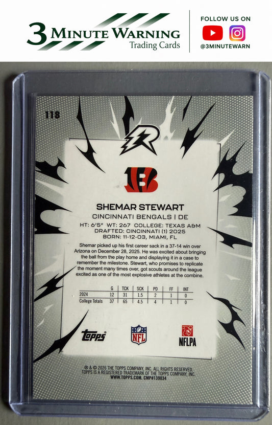2025 Topps Resurgence #118 Shemar Stewart Bronze Surge Refractor #/375