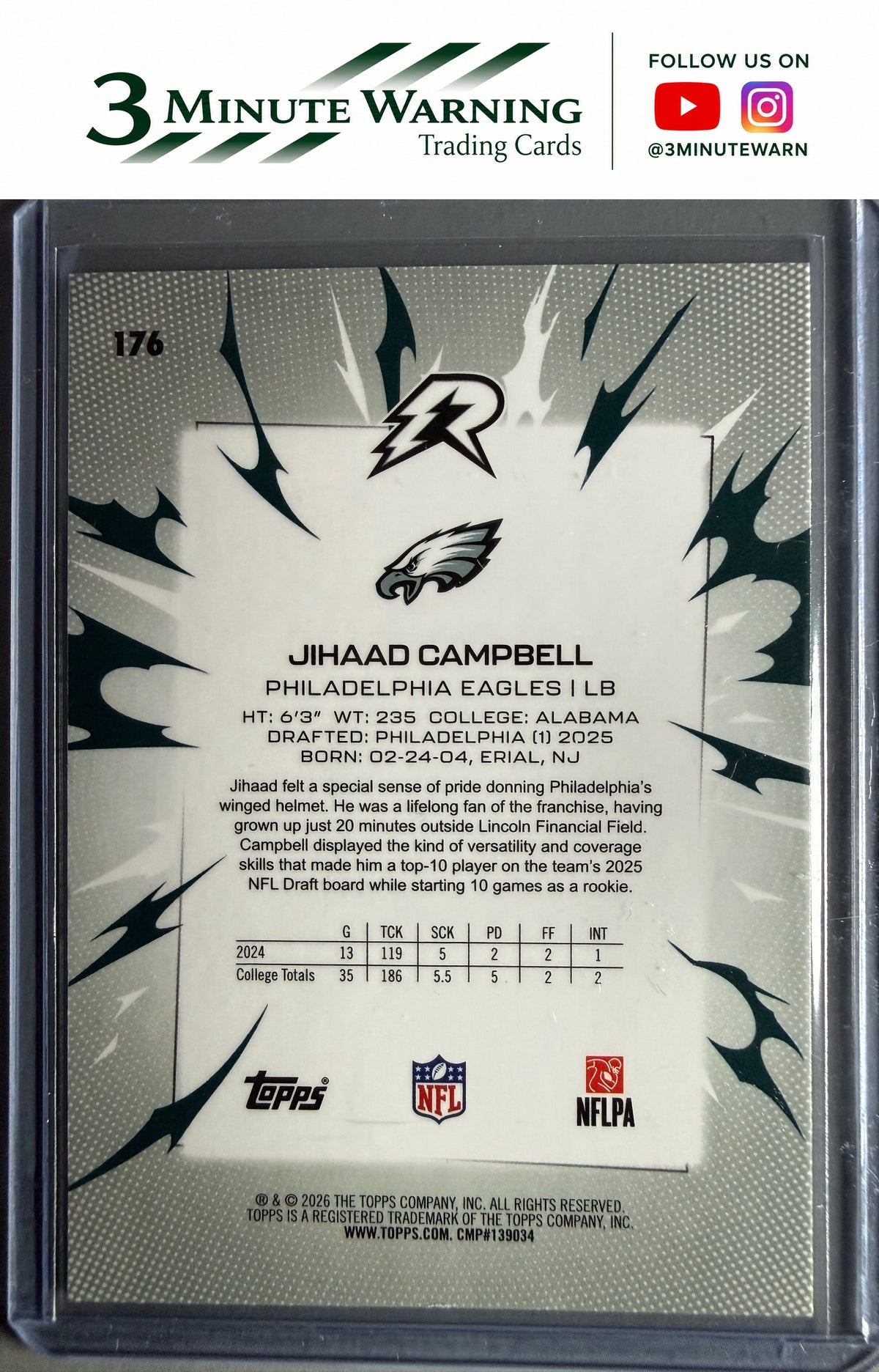 2025 Topps Resurgence #176 Jihaad Campbell