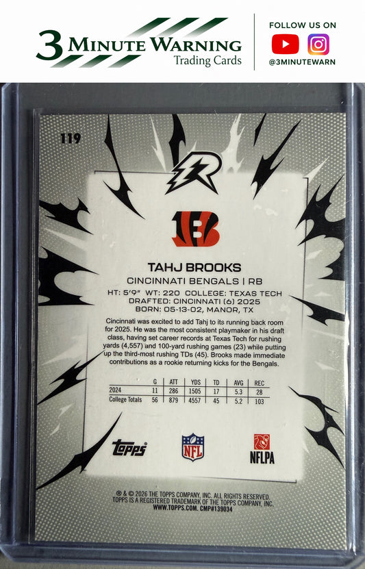 2025 Topps Resurgence #119 Tahj Brooks