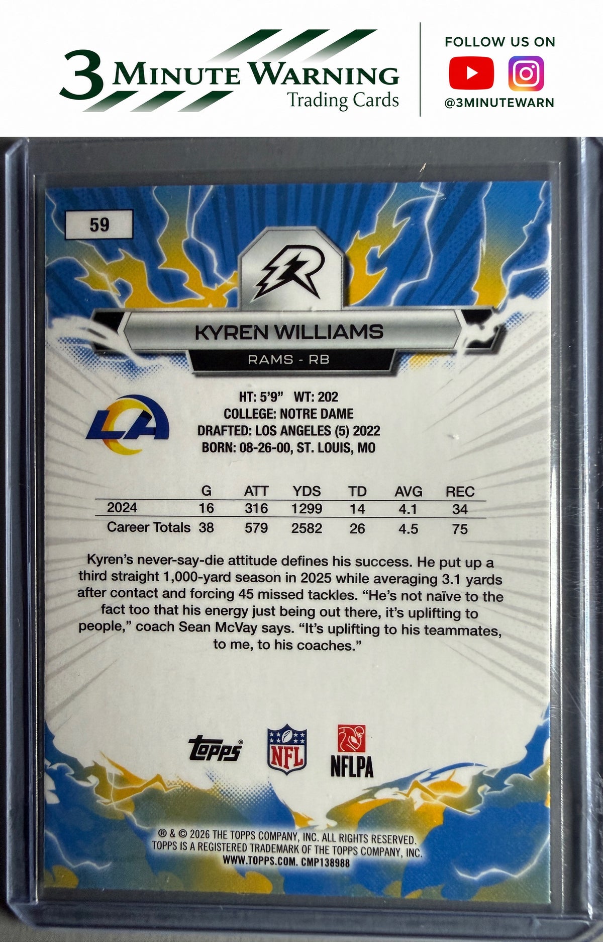 2025 Topps Resurgence #59 Kyren Williams