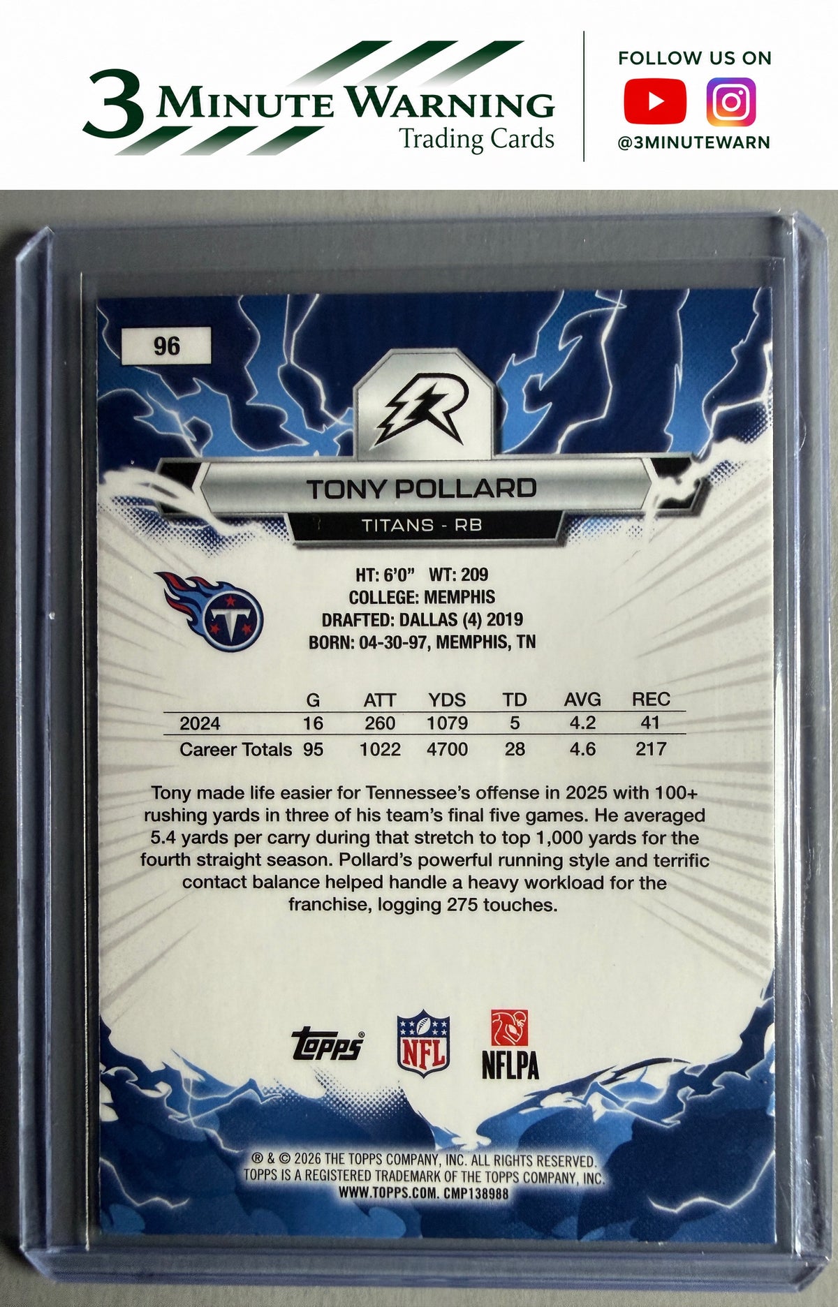 2025 Topps Resurgence #96 Tony Pollard