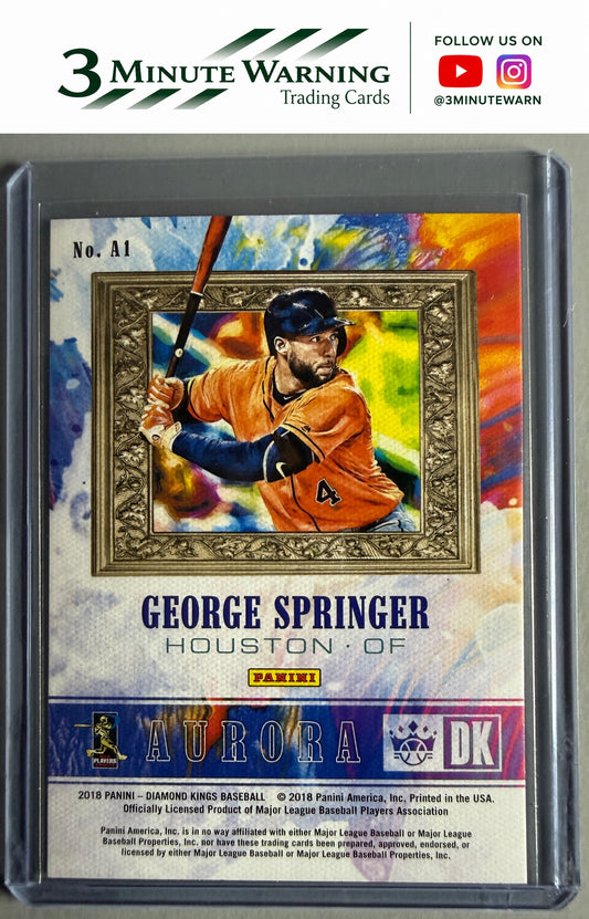 2018 Panini Diamond Kings #A1 George Springer Aurora