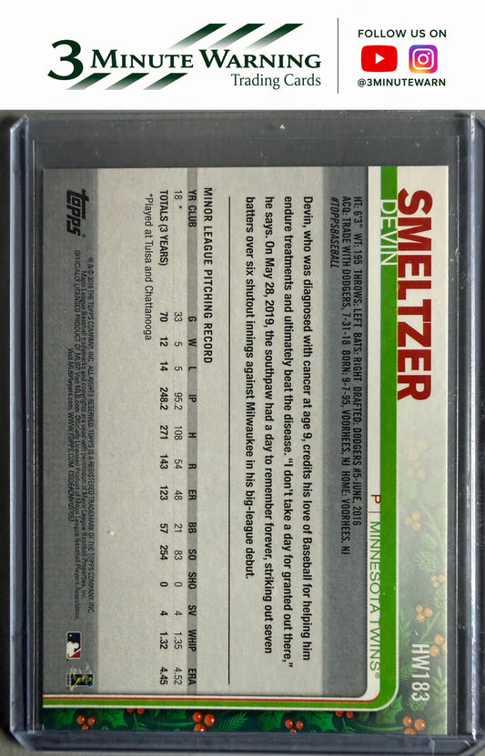 2019 Topps Holiday #HW183 Devin Smeltzer