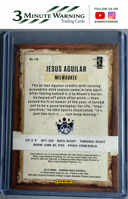 2019 Panini Diamond Kings #116 Jesus Aguilar Artist's Proof