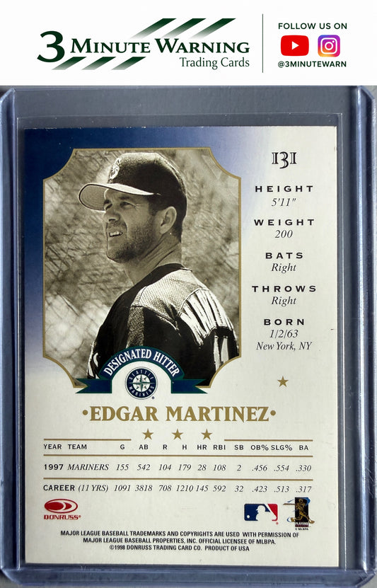 1998 Leaf #131 Edgar Martinez