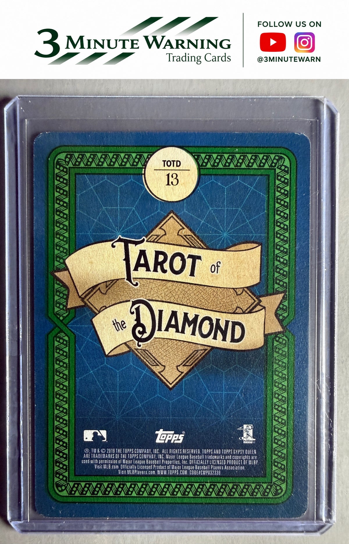 2019 Topps Gypsy Queen #TOTD13 Edwin Diaz Tarot of the Diamond