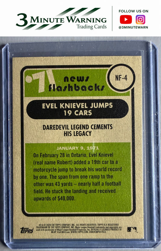 2020 Topps Heritage #NF-4 Daredevil Legend Cements His Legacy News Flashbacks '71