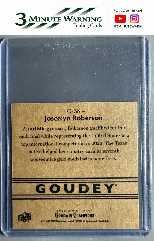 2025 Upper Deck Goodwin Champions #G-38 Joscelyn Roberson Goudey