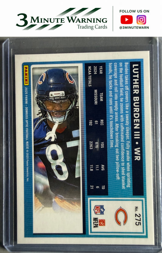 2025 Donruss Optic #275 Luther Burden III