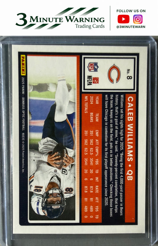 2025 Donruss Optic #8 Caleb Williams