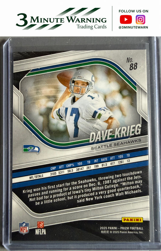 2025 Panini Prizm #88 Dave Krieg