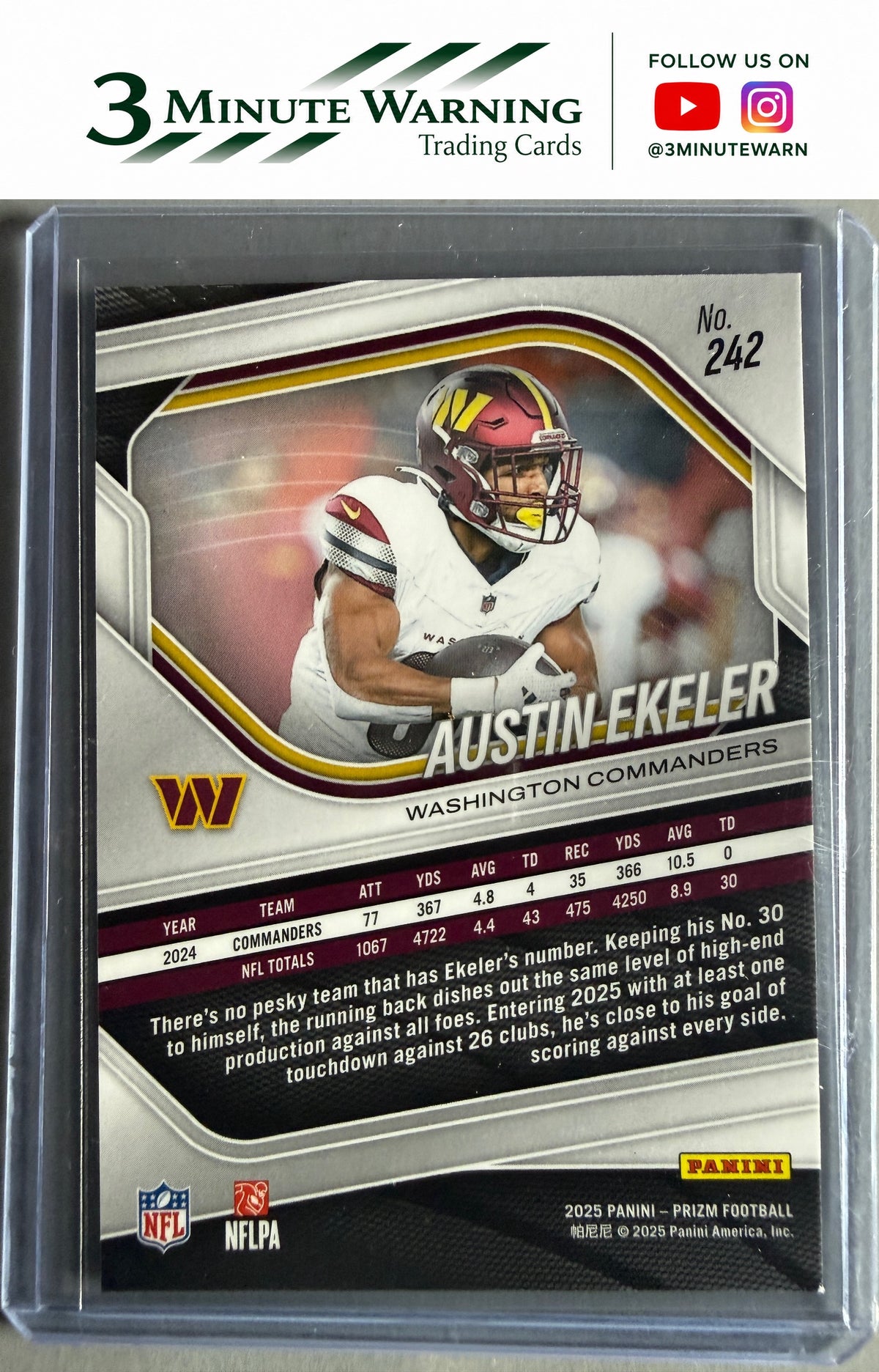 2025 Panini Prizm #242 Austin Ekeler