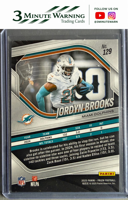 2025 Panini Prizm #129 Jordyn Brooks