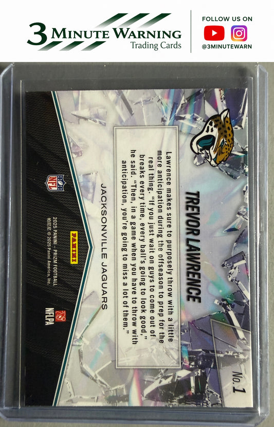 2025 Panini Prizm #1 Trevor Lawrence Prizm Break