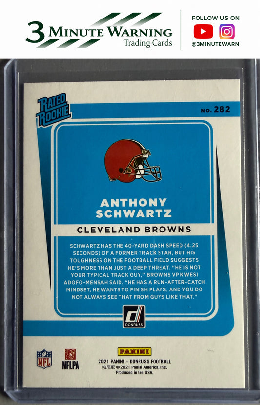 2021 Donruss #282 Anthony Schwartz