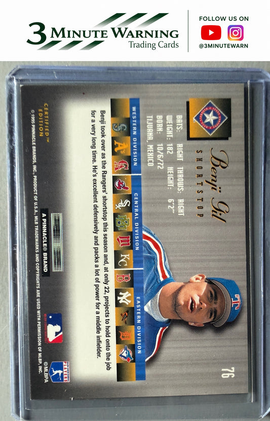 1995 Select Certified #76 Benji Gil